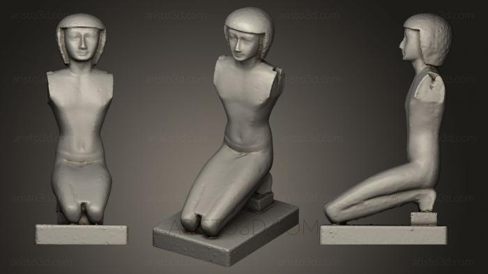 Egyptian statues and reliefs (STKE_0006) 3D model for CNC machine